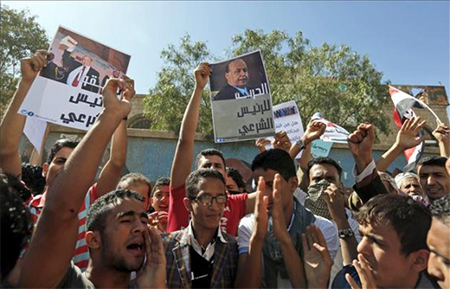 El ex-presidente yemení abandona Sanaá en secreto